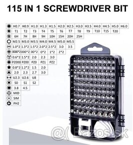 Sada presných skrutkovačov 115v1