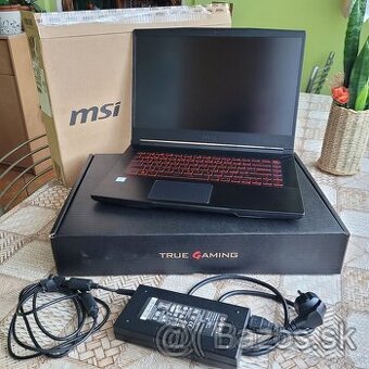 Herný MSI GF65, 120Hz,i5-8300H, RTX 2060, 16GB, až 1,5 GBssd