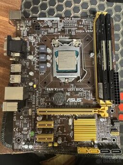 Asus H81M-E,Xeon E3-1276V3,Adata 2x4Gb 1600MHz