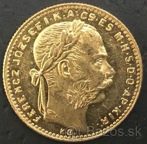 8 Zlatník/20 Frank 1889 KB FJI