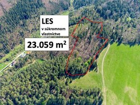 Spišská Nová Ves 23.059 m2 – LES 1/1 v súkromnom vlastníctve