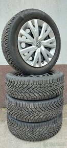 Plechové disky 5x112 a zimné Continental TS850 205/55 R16