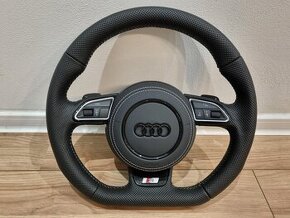 AUDI RS PERFOROVANY ZREZANY VOLANT MULTIFUNKCNY