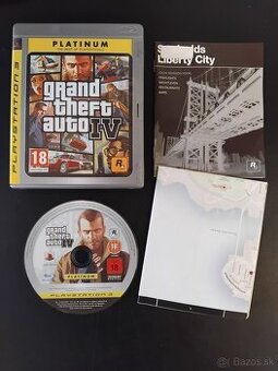 Hra pre PS3 - Grand Theft Auto IV Platinum (s plagátom)