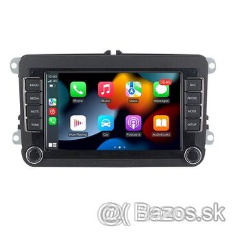 2DIN Autorádio CARPLAY Skoda VW USB+Navi