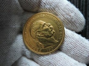 zlatá 100corona franc josef 1907 kb - 1