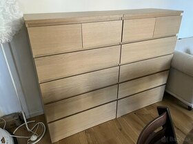 2x Ikea MALM komoda