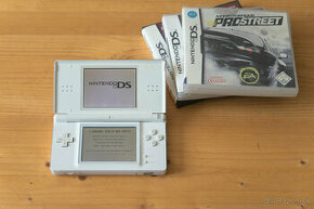 Nintendo DS Lite + hry + obal