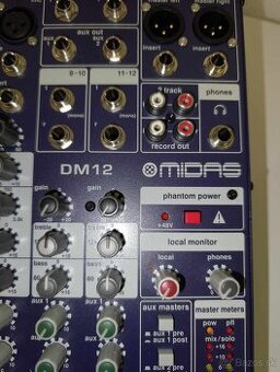 Midas DM 12, Mixážny pult, mix