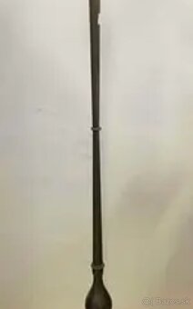 Vintage stara lampa, mosadz, kov, vyska 160 cm - 1