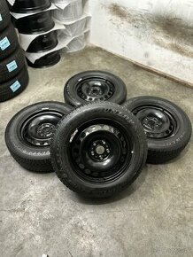 Plechové disky 5x112 R16 - VW Passat B8 + pneu 215/60/16 - 1