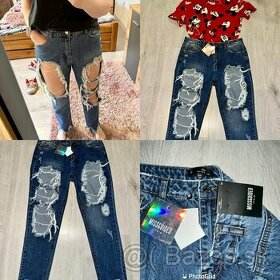 missguided jeans stylove roztrhane nove dzinsy-rifle - 1