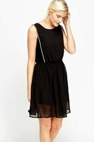 Veľkosť:S/M - Dámske šaty čierne