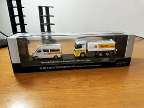 MERCEDES BENZ Sprinter + Actors Shell 1:72 model - 1