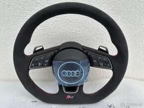 Audi sportovy alcantara volant cerveny RS3 RS4 RS5 B9