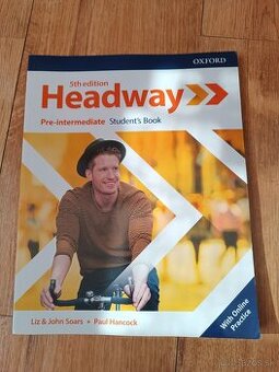 3 knihy Headway pre intermediate book and workbook a slovnik