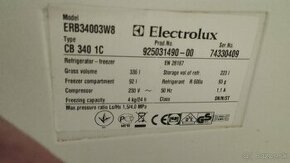 Chladnička Elektrolux s mrazákom CB 340 1C