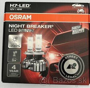 OSRAM H7 LED legálne 2ks ÚPLNE NOVÉ