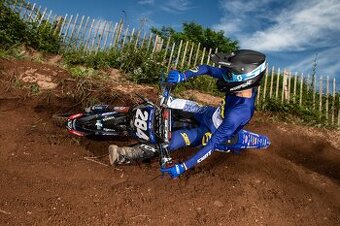 Predám shot komplet žlto modrý pre enduro motocross