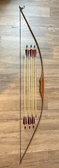 Dreveny luk longbow a sipy - 1