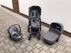 Cybex Priam Platinum.. Chrome 3v1 Manhattan Grey