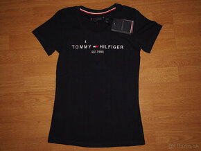 Tommy Hilfiger dámske tmavomodré tričko - 1