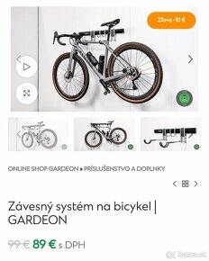 Ģardeon závesný systém na bicykel