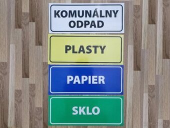 ♻️ Napisy na smätné nádoby ♻️