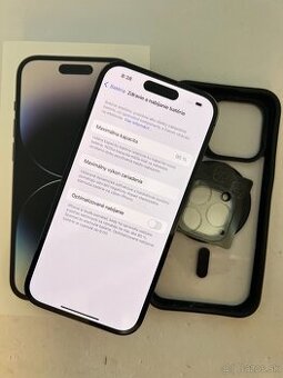 IPHONE 14 PRO SPACE BLACK 256GB ZÁRUKA - DOBRÝ STAV