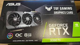 Predám ASUS TUF RTX 3060 Ti O8G GAMING