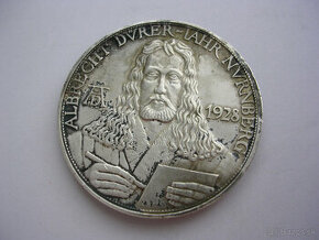 Ag medaila 1928 Albrecht Dürer 400.výročie  úmrtia - 1
