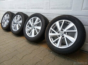 Orig. sada Audi, VW, Škoda, Seat 5x112 R17 + pneu 215/55 R17