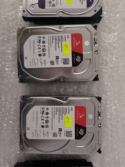 Predám HDD 3TB, 6TB 8TB