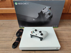 XBOX ONE X 1TB - biely - Robot White Special Edition