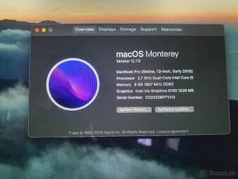 Macbook Pro 13  2015