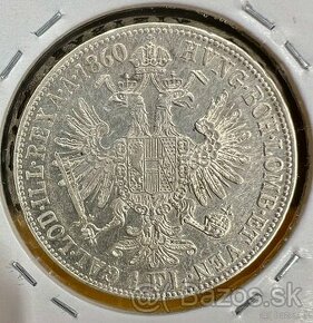 Predám 1 Florin 1860 B