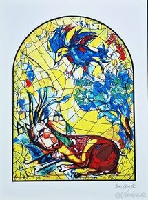 MARC CHAGALL - Naftali (1990) (Jeruzalem.okná) (CERTIFIKÁT)