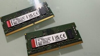 Predám 2x 16GB DDR4 PC3200 Kingston