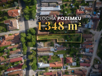 Rovinatý stavebný pozemok v centre | Moldava nad Bodvou