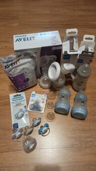 Philips Avent odsávačka mlieka+ antikolikové flašky MAM - 1