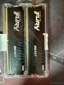 Predám Kingston FURY 32 GB KIT DDR5 6 000MT/s CL36 Beast Bla