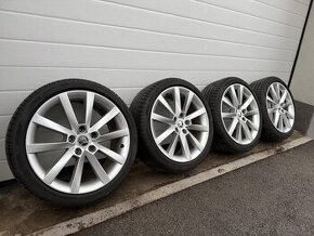 ORIGINAL ŠKODA OCTAVIA 3 DISKY 5x112 R18 225/40 R18 LETO