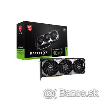 NVIDIA GeForce RTX 4070 Ti MSI VENTUS 3X E1 12G