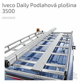 Podlahová plošina/ pochôdzná podlaha na stešny nosič