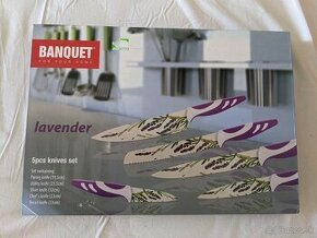 Banquet Sada nožov s nepriľnavým povrchom LAVENDER Violet, 5 - 1