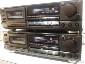 2x kazetovy deck TECHNICS RS-BX707, trieda class AA = Japan