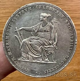 Predám 2 Florin 1879 - Výročie Striebornej Svadby