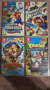 Nintendo switch Mario Crash bandicoot donkey kong