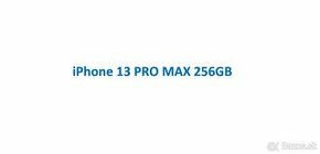 iPhone 13 PRO MAX 256GB, grafitová farba