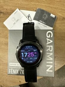 garmin  fenix 7x  sapphire solar